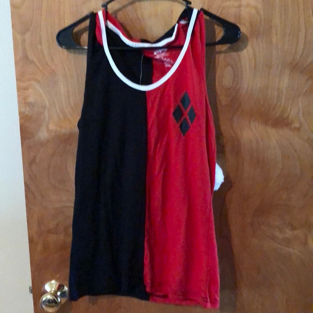 Harley Quinn hooded tank top